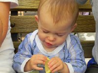 DSCN4185  Let&#39;s try out this lemon slice Titine gave me.