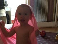 IMG 1832  Sheer joy with the towel!