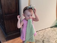 IMG 1837  Now let&#39;s try out the tiara. Val decided she didn&#39;t need a tiara to be a little princess.