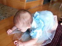 20150717 153945  Playing with the skirt of the fairy dress is fun!