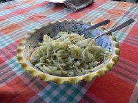 DSCN4206  Fennel, walnut, lemon and parmesan cheese salad