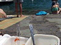 IMG 1653  Lunch of salads on the beach.