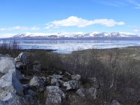 DSCN3096  The road follows a glacial lake for miles.