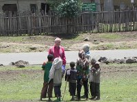 DSCN3861  Our host, Hans Hurni, talking with local kids