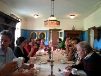 20150603 080121  Our participants at breakfast.