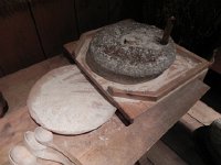 DSCN3337  Millstones to grind barley which was then fermented into beer.