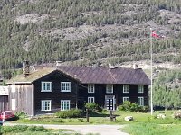 20150613 172027  At the end of our drive we dropped abruptly at least 500 m into glacial valley and made for our accommodations for the night.