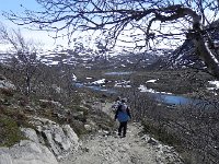 DSCN3472  Heading down through treeline