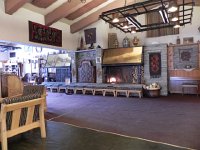 DSCN3491  Fire place and dining room