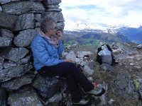 DSCN3582  Snacking at the summit
