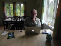 DSCN3691  Trying to get it all down, while figuring out the trajectory for the following day.