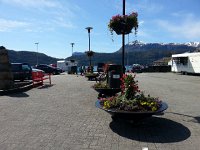 20150616 160605  We have a quick snack in front of the store in Sand.