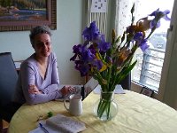 20150503 102609  3 May. Christine shares the table