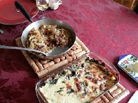 20150516 190601  Dinner of liver and onions, and chard gratinée