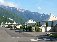 20150517 190742  I hike up through Chernex with its car tents