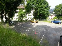 20150523 104003  23 May On the way to the garden: artisanal parking lot