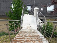 20150523 122617  Chestnut flowers on the spiral staircase