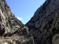 IMG 1324  with the road chiseled into the cliffs