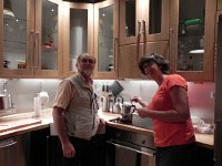 DSCN5119  How to use a non-ferrous moka pot on an induction stove top.