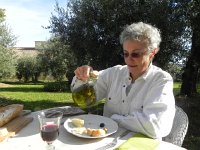 DSCN5167  Christine trying out the burette