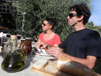 DSCN5172  Lunch in the olive grove