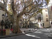 DSCN5213  Our view from the café onto La Place de la République
