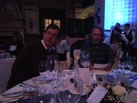 20151121 191138  David with our table mate, René