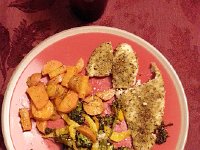 20151105 185838  Breaded and baked fillets of fish - I don&#39;t do so bad.