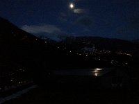 20151122 172921  22 Nov - almost full moon over Rochers de Naye as we walked to David&#39;s for dinner