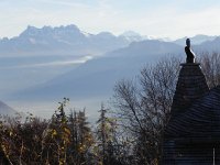 DSCN5054  Chalet with a view to Mont Blanc...