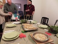 DSCN5311  including one round vegetarian strudel