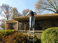 DSCN5494  cleaning out gutters