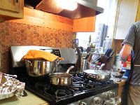 DSCN5522  using every pot and aiming for a 3PM serving time