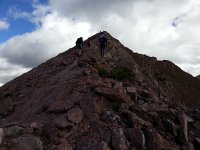 20150917 100726  A scramble up the summit ridge of Avery Peak