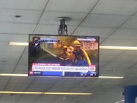 20150912 193833  12 September - Passing through Newark I heard that San Andreas was threatened by fire