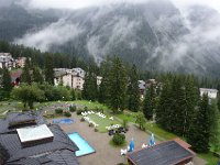 DSC01901  The weather that precluded the first day hike hangs with us