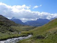 DSCN4906  Crossing the stream to start down the other side of the valley