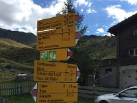 IMG 1832  Plans A and B split here, with A coming obliquely down the valley side to Bivio, and B continuing up higher and contouring a side valley