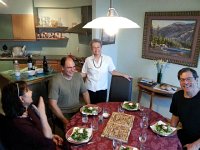 20160423 191206  Saturday dinner starting with chevre chaud