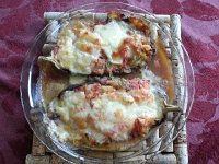 20160802 195433  2 Aug -Eggplant dish made for me by Christine before she left to USA