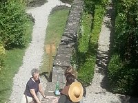 IMG 0141  Discussing with the herbalist