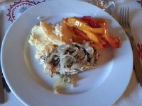 IMG 0096  Chicken, polenta, peppers