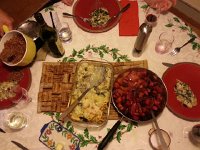20161228 190712  Spelt, chard and chapon gratinée, roast roots
