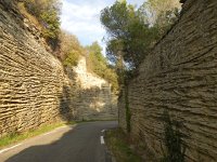 DSCN9080  The road cut below the village