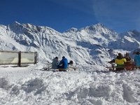 20160205 130328  View from the pique-nique room- Weisshorn!