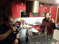 20160212 192905  Killko and Christine in their new kitchen.