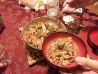 20160219 184303  19 Feb - beef stew from some frozen meat found in the freezer