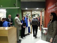 20160120 183452  The reception for those of the 1951-52 class greeted by the Mayor and the Socialist councilor (and the huissier in his medieval outfit)