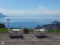 20160705 163314  the patio at La Grotte in Sonzier - David tells me this was once a quiche restaurant