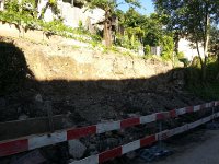 20160719 182832  19 July - the site of the collapsed wall is &#34;secured&#34;